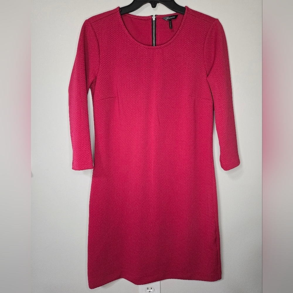Daisy Fuentes small dress fuchsia magenta pink textured material